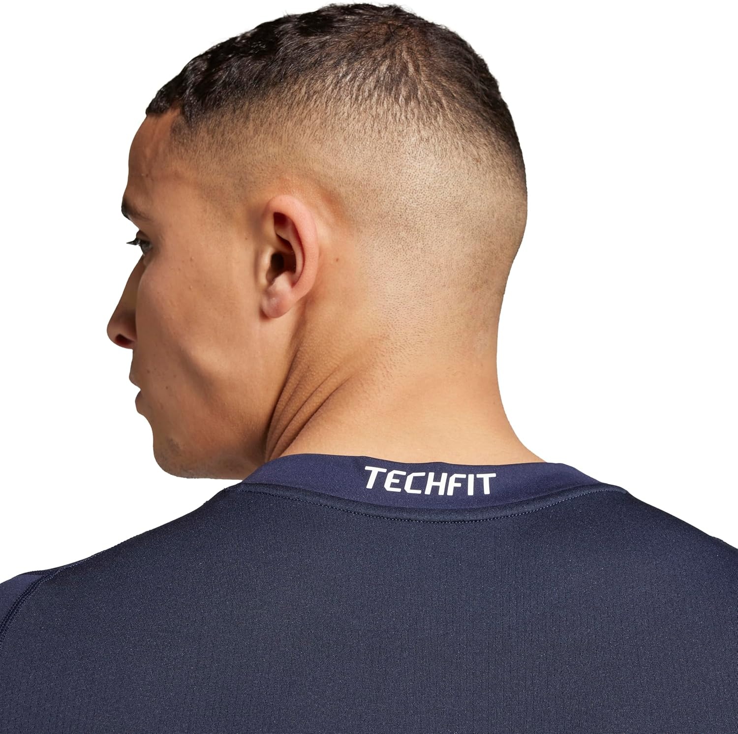 image:imageadidas Mens Techfit Compression Training TShirtLegend Ink