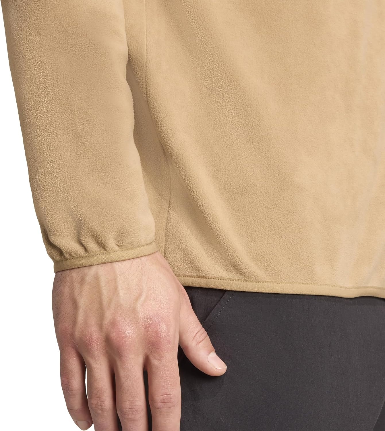 image:imageadidas Mens Terrex Multi Essentials Halfzip Fleece Hiking JacketCardboard