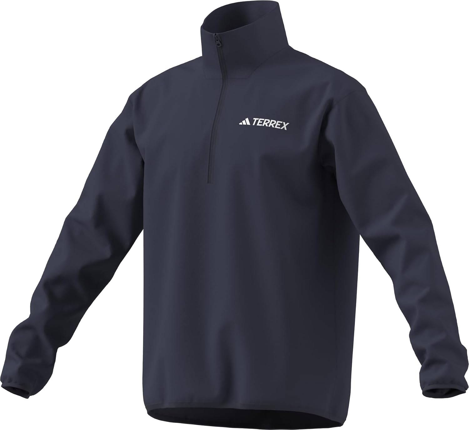 image:imageadidas Mens Terrex Multi Essentials Halfzip Fleece Hiking JacketShadow Navy