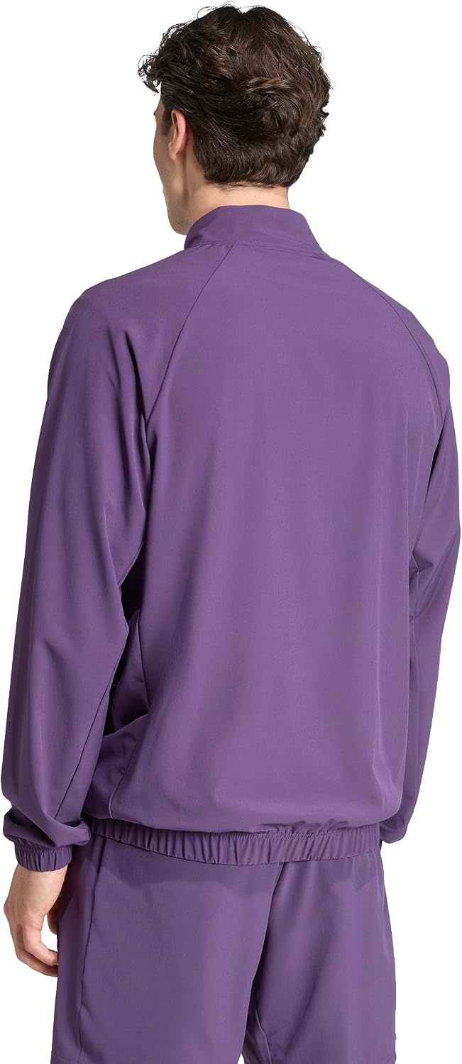 image:imageadidas Mens Train Essentials Holiday Pack Quarterzip Track TopAurora Plum