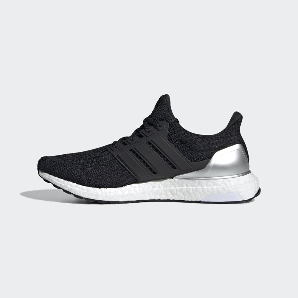 image:imageadidas Mens Ultraboost Ultra Boost Football Sneakers Shoes WhiteBlackBlackSilver Metallic