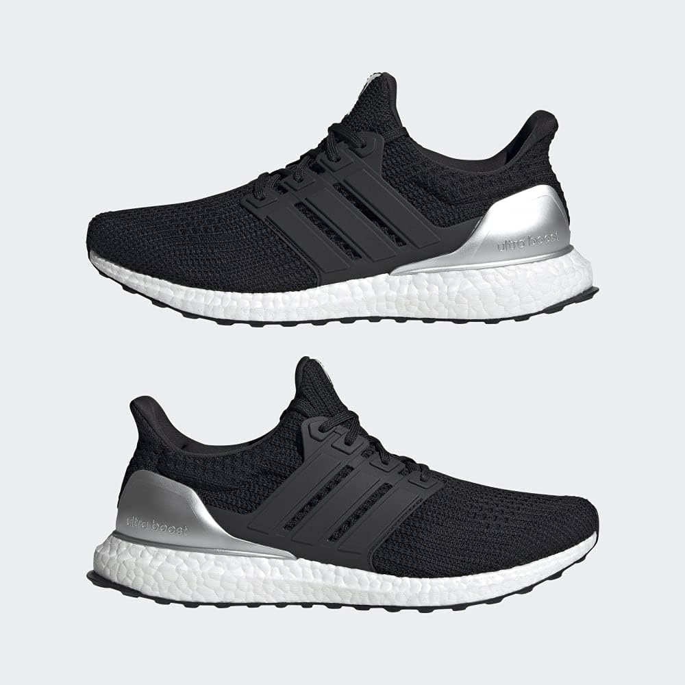 image:imageadidas Mens Ultraboost Ultra Boost Football Sneakers Shoes WhiteBlackBlackSilver Metallic