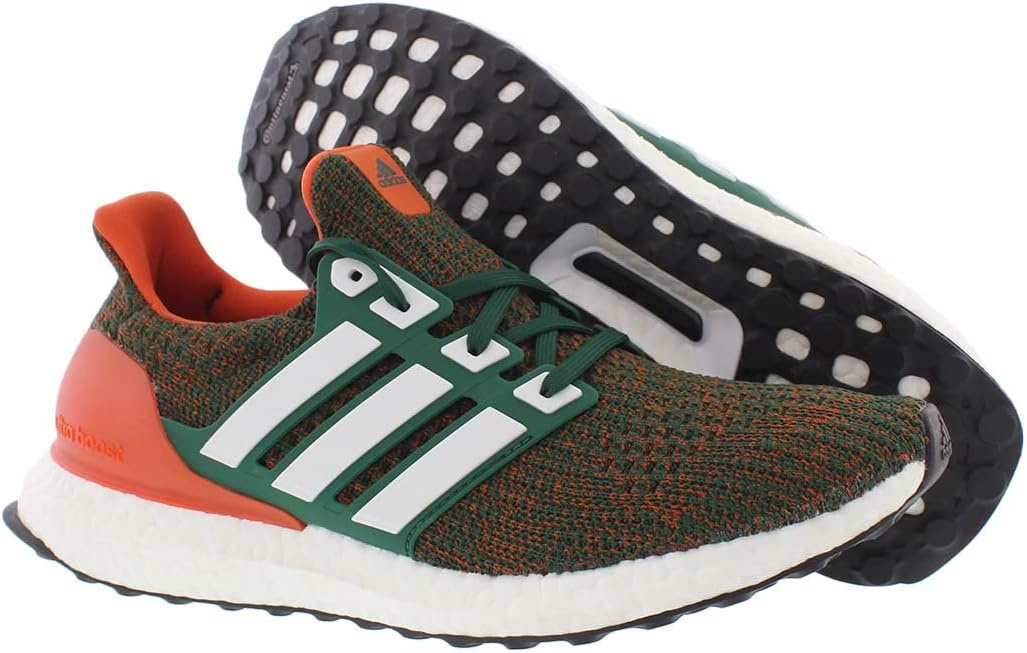 image:imageadidas Mens Ultraboost Ultra Boost Football Sneakers Shoes WhiteDark Green