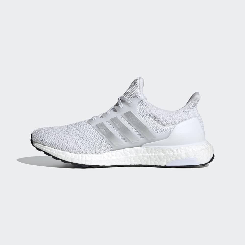image:imageadidas Mens Ultraboost Ultra Boost Football Sneakers Shoes WhiteWhiteSilver MetallicBlack