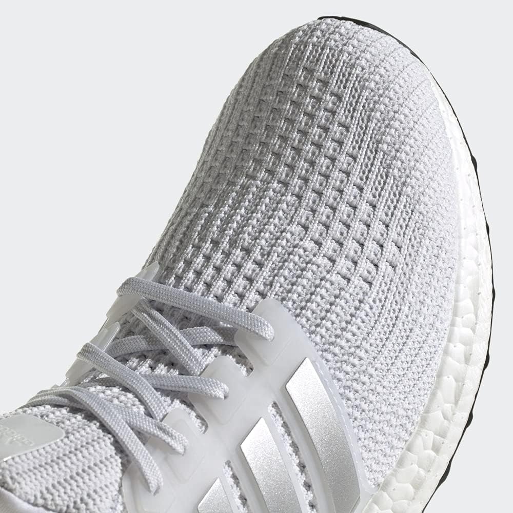image:imageadidas Mens Ultraboost Ultra Boost Football Sneakers Shoes WhiteWhiteSilver MetallicBlack