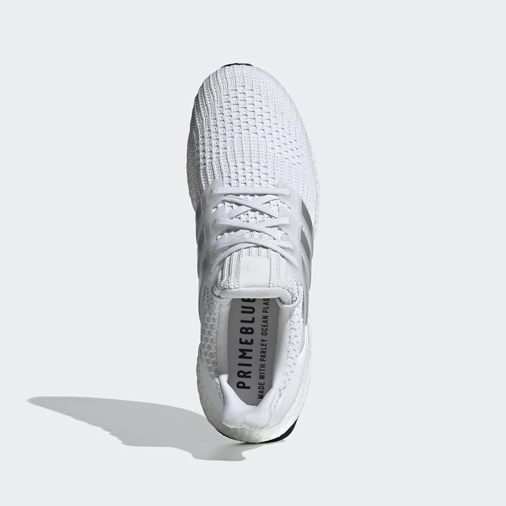 image:imageadidas Mens Ultraboost Ultra Boost Football Sneakers Shoes WhiteWhiteSilver MetallicBlack