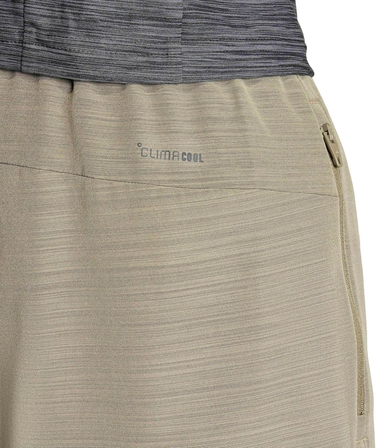 image:imageadidas Mens Workout Essentials Base Melange Woven ShortsOlive Strata Melange