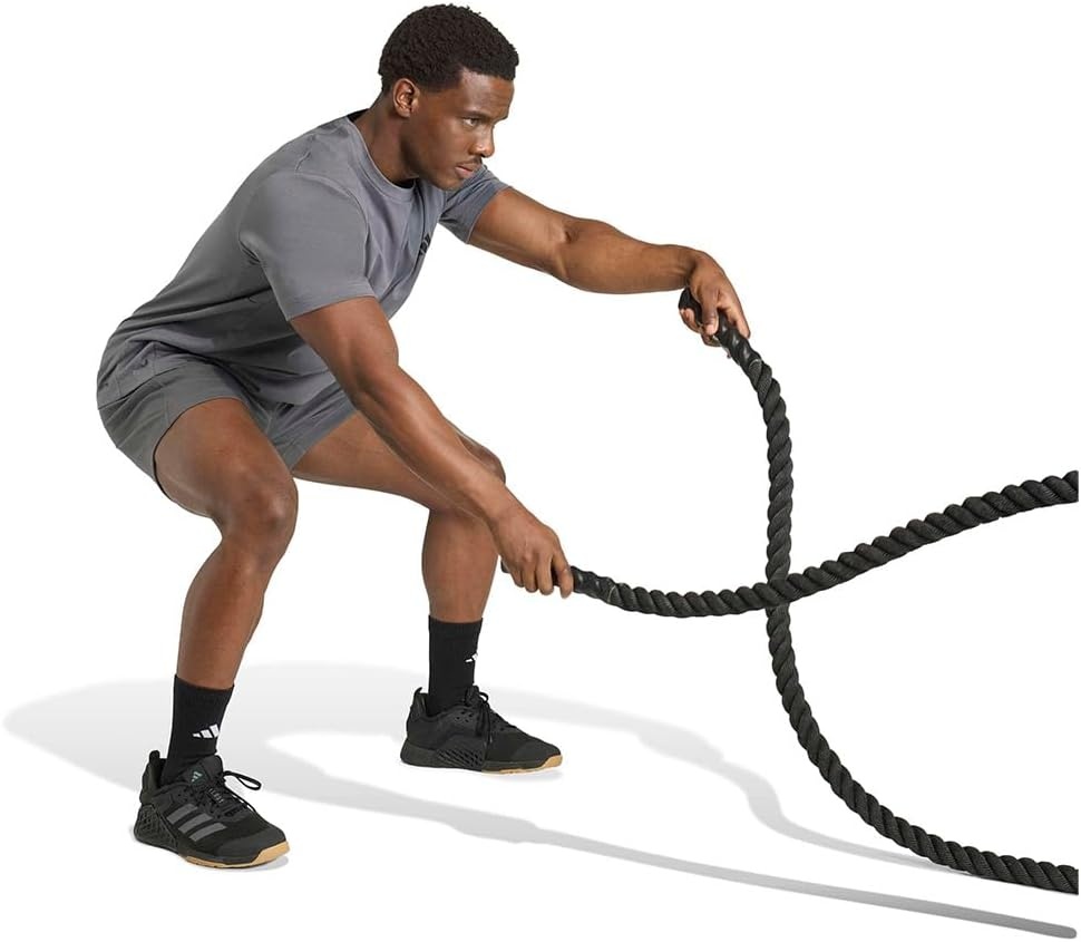 image:imageadidas Mens Workout Essentials Feel Ready TShirtGrey Five
