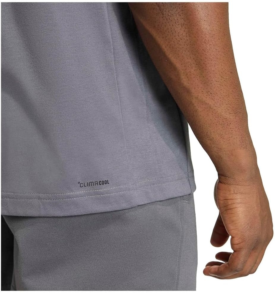 image:imageadidas Mens Workout Essentials Feel Ready TShirtGrey Five