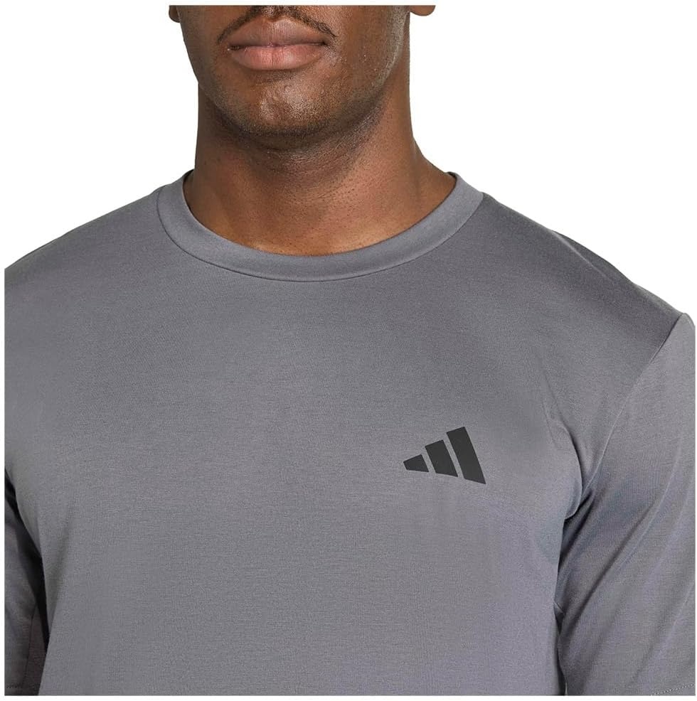 image:imageadidas Mens Workout Essentials Feel Ready TShirtGrey Five