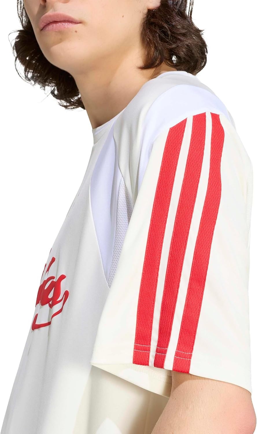 image:imageadidas Mens World Cup 2026 Fan ApparelOff WhiteWhiteTeam Collegiate Red