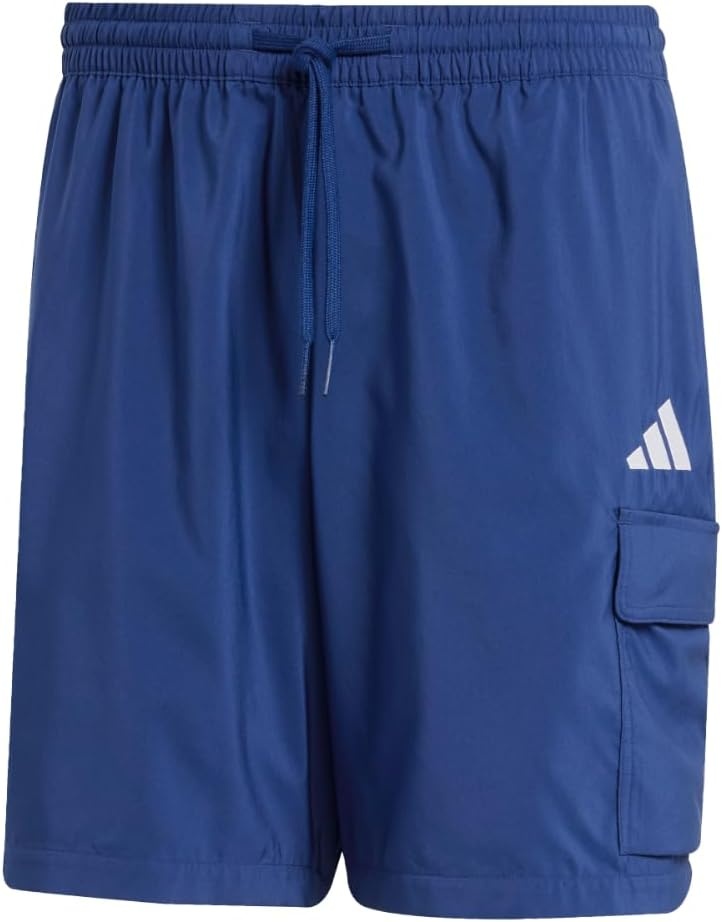 image:imageadidas Originals Mens Essentials Small Logo Cargo Chelsea ShortsDark BlueWhite