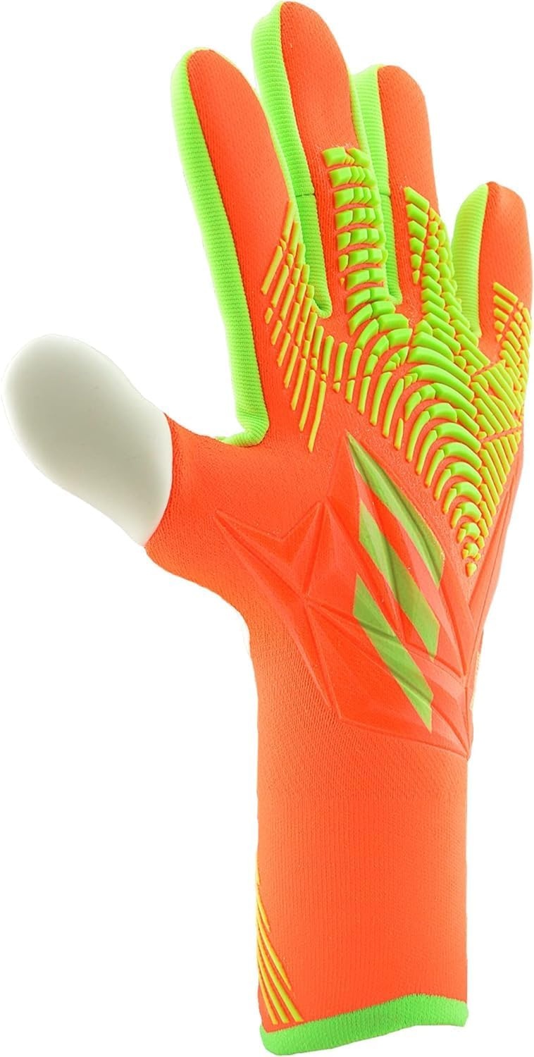 image:imageadidas Predator Pro PC Goalkeeper Gloves Silicone Zone Skin Coating URG 20 Palm Abrasion Zone Protection Compressive Entry Solar Red 10