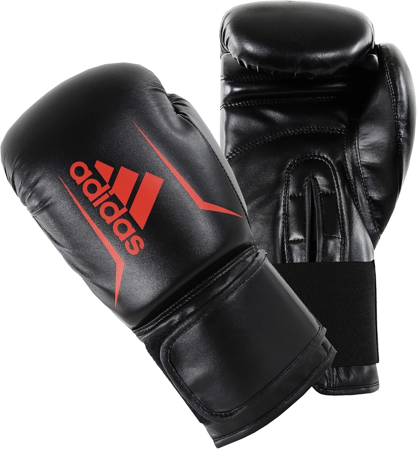 image:imageadidas Speed 50 Gel Boxing Gloves Adult Boxing Gloves for Men amp Women Heavy Bag Gloves Kickboxing Gloves for Women MMA Sparring Gloves Punching Bag Gloves for Menblack red