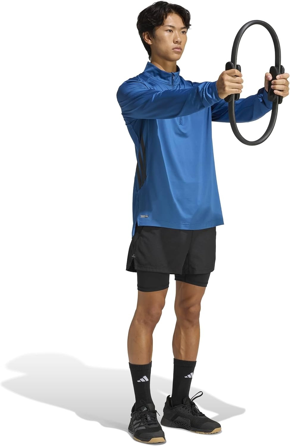 image:imageadidas Tech Essentials Workout QuarterZip SweatshirtDusky Petrol