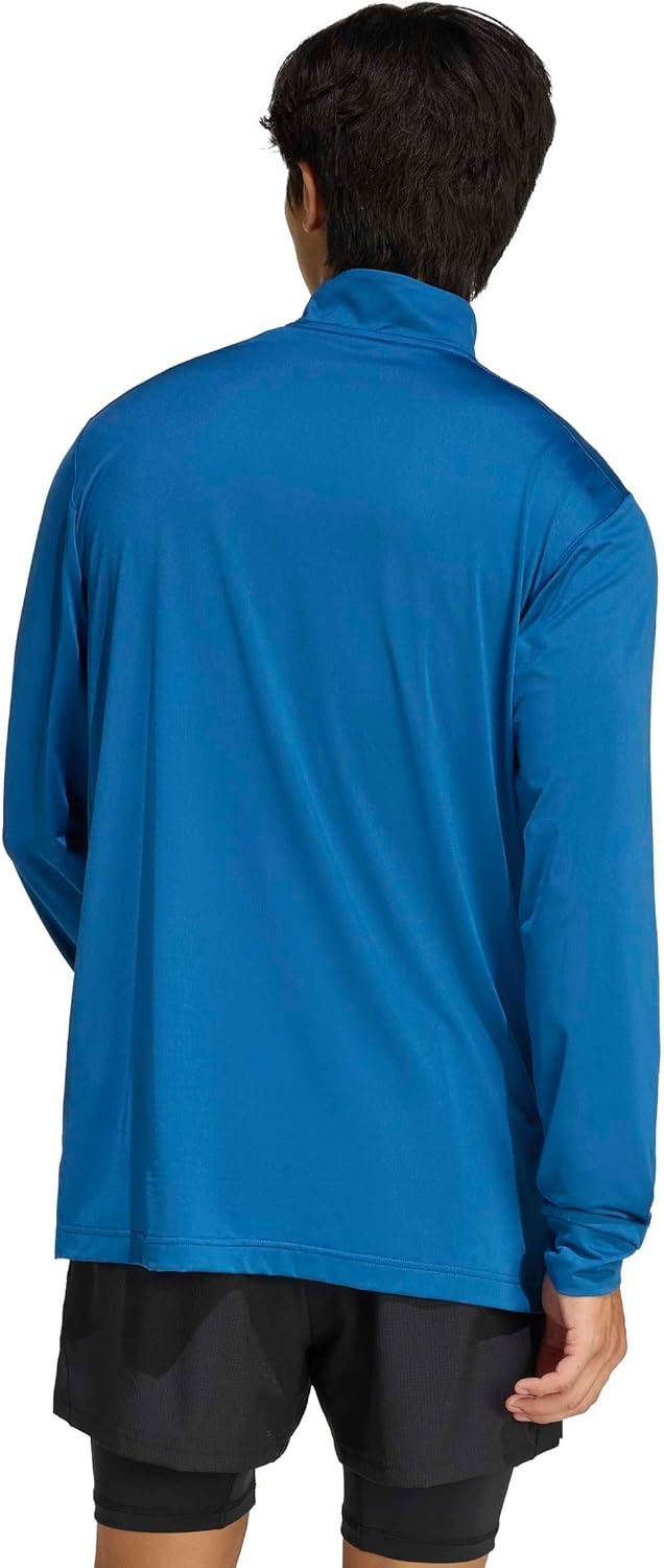 image:imageadidas Tech Essentials Workout QuarterZip SweatshirtDusky Petrol