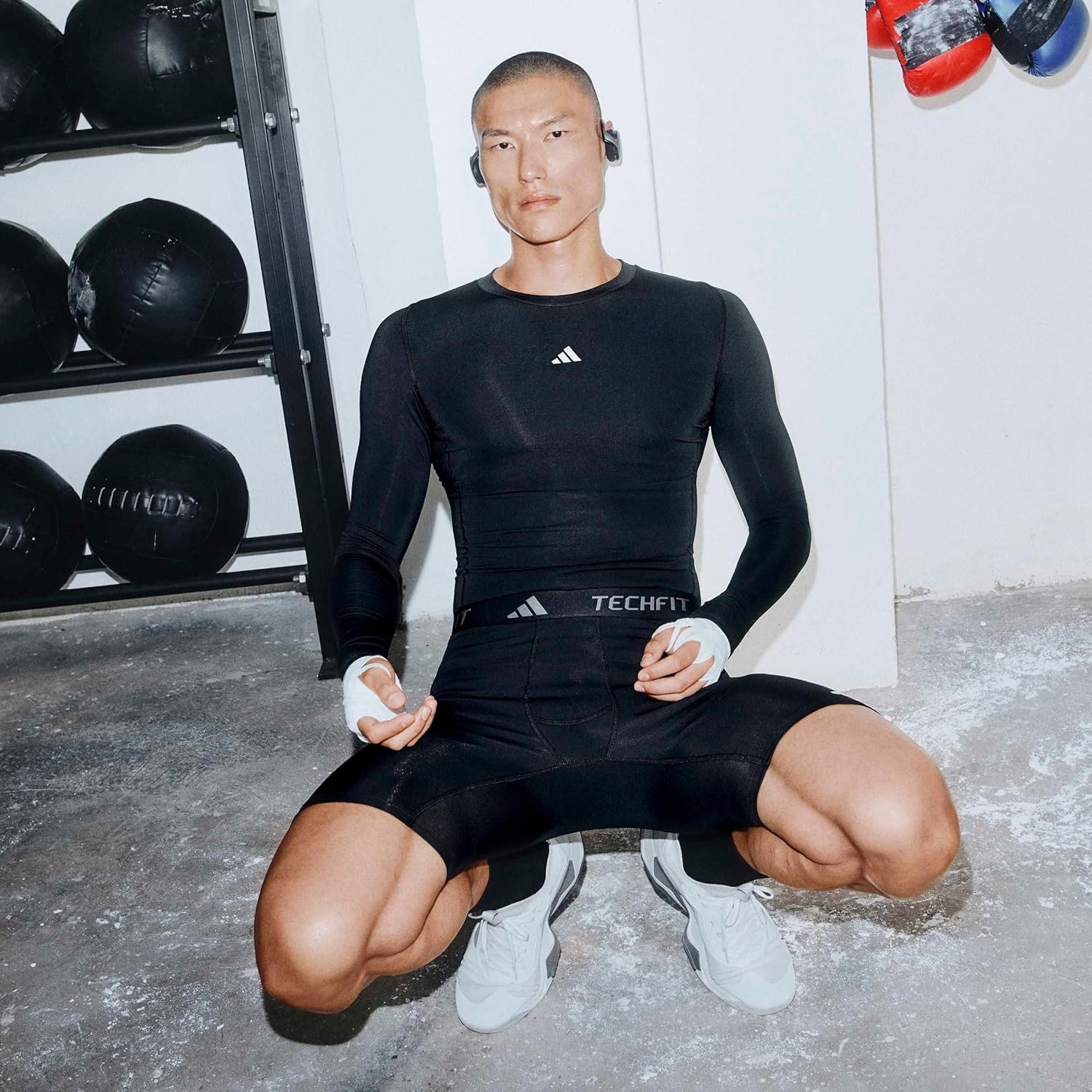 image:imageadidas Techfit Compression Training Short TightsBlack