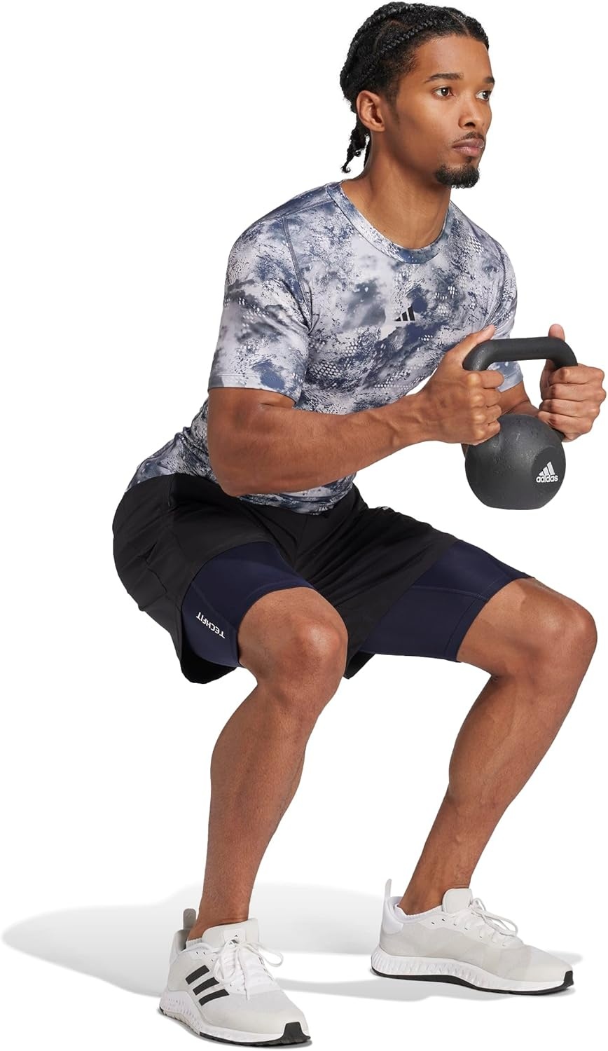 image:imageadidas Techfit Compression Training Short TightsLegend Ink