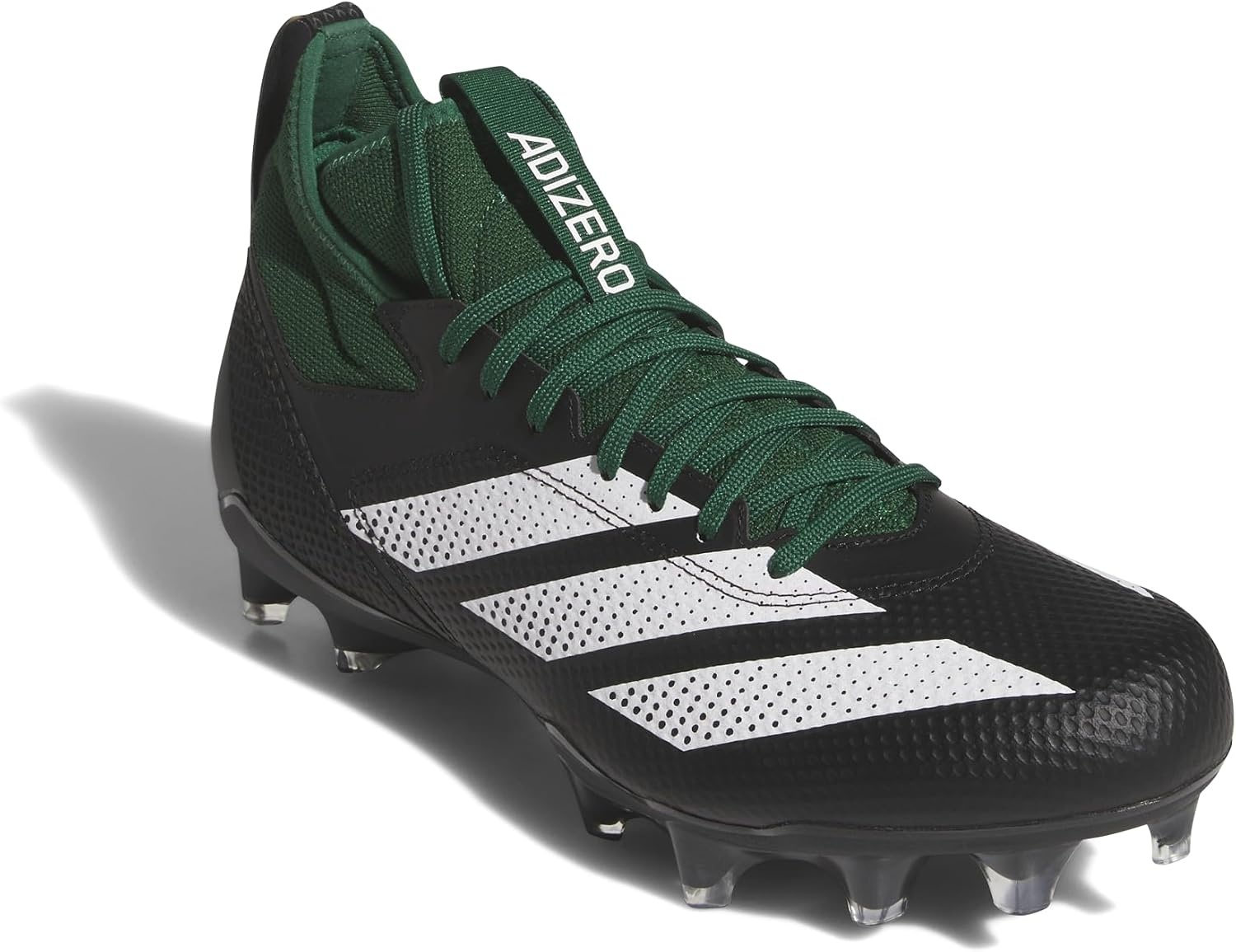 image:imageadidas Unisex Adult Adizero Impact American Football ShoesDark GreenWhiteBlack