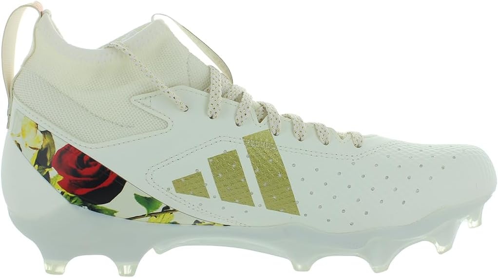 image:imageadidas Unisex Adult Adizero Impact American Football ShoesOff WhiteGold MetallicFootwear Whitewhite