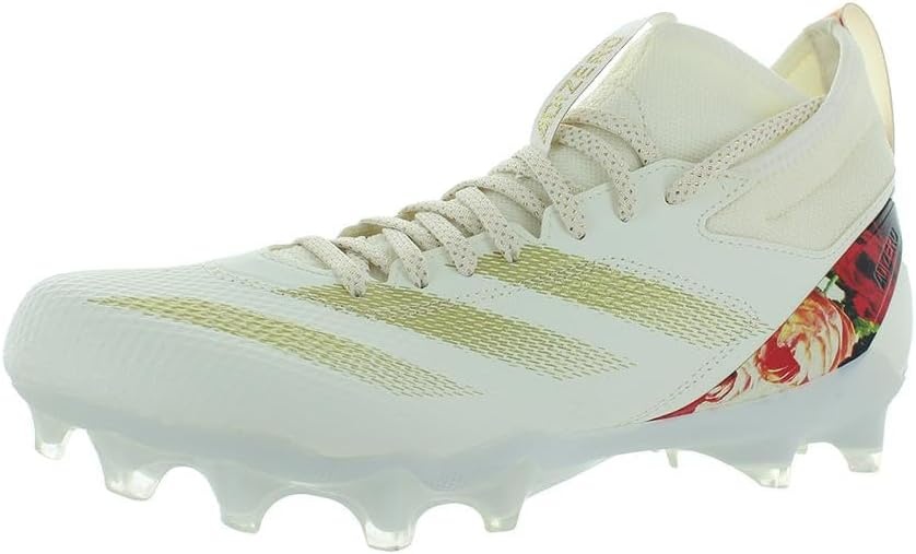 image:imageadidas Unisex Adult Adizero Impact American Football ShoesOff WhiteGold MetallicFootwear Whitewhite
