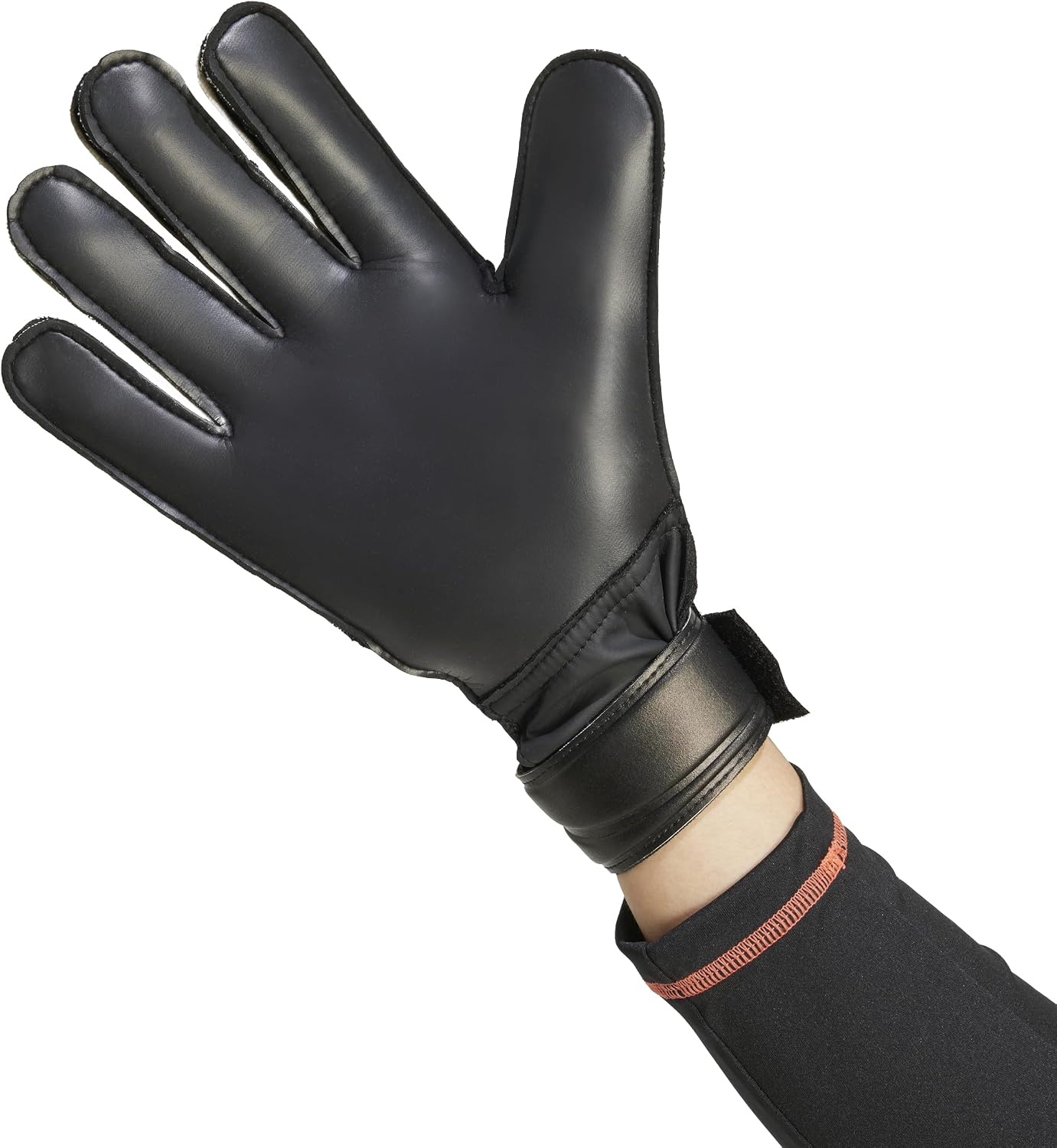 image:imageadidas Unisex Match Goalie Soccer GlovesBlackBlackLucid RedTraining