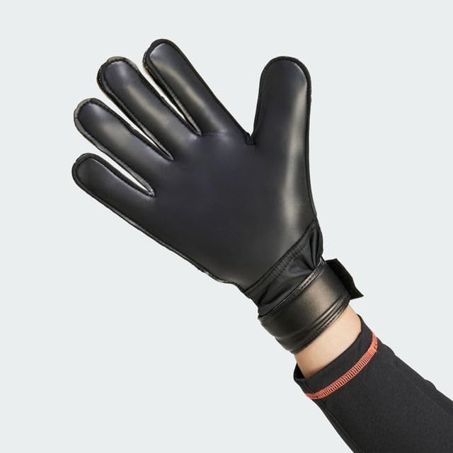 image:imageadidas Unisex Match Goalie Soccer GlovesBlackBlackLucid RedTraining