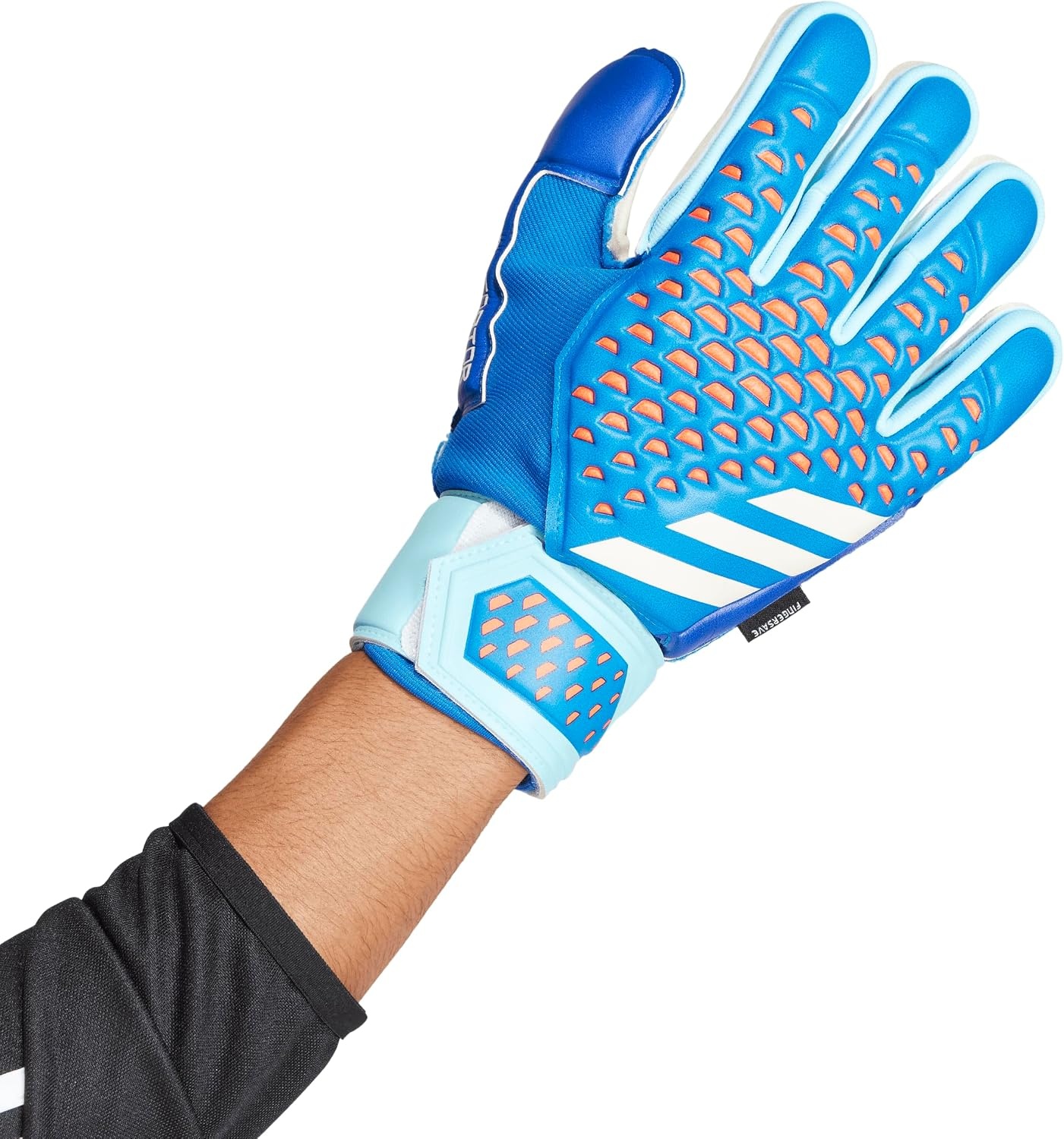 image:imageadidas Unisex Match Goalie Soccer GlovesBright RoyalBliss BlueWhite