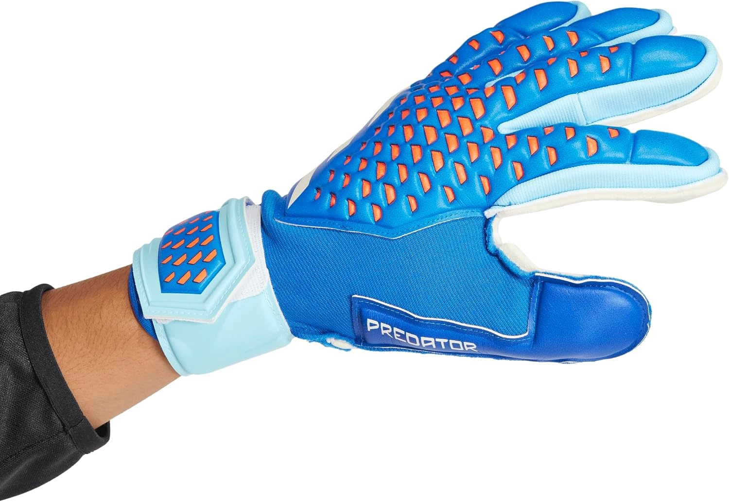 image:imageadidas Unisex Match Goalie Soccer GlovesBright RoyalBliss BlueWhite