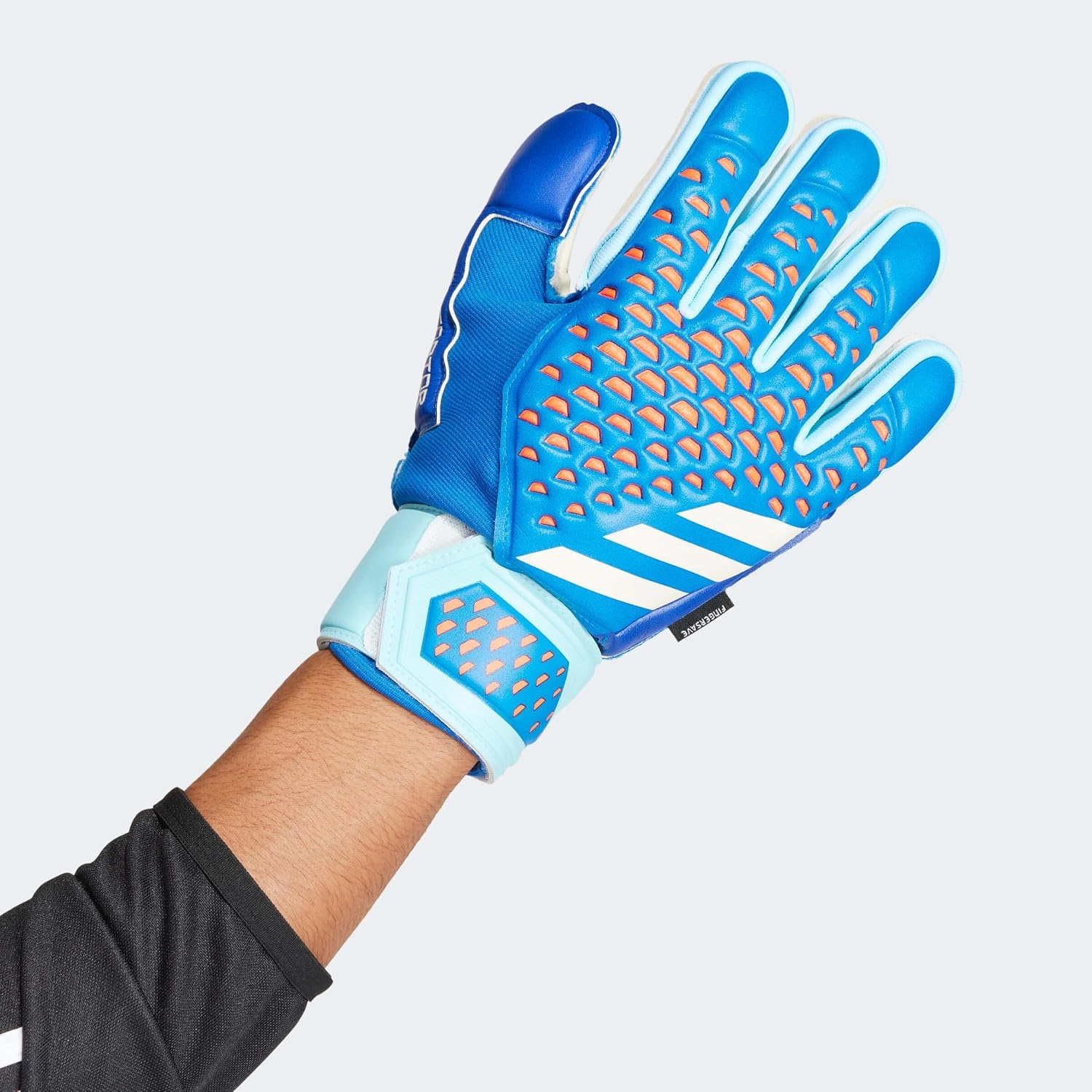 image:imageadidas Unisex Match Goalie Soccer GlovesBright RoyalBliss BlueWhite