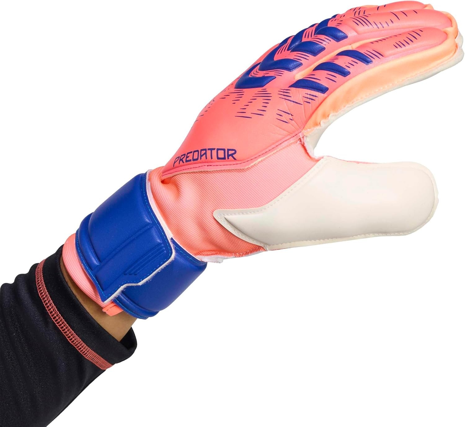 image:imageadidas Unisex Match Goalie Soccer GlovesSignal CoralWhiteLucid Blue
