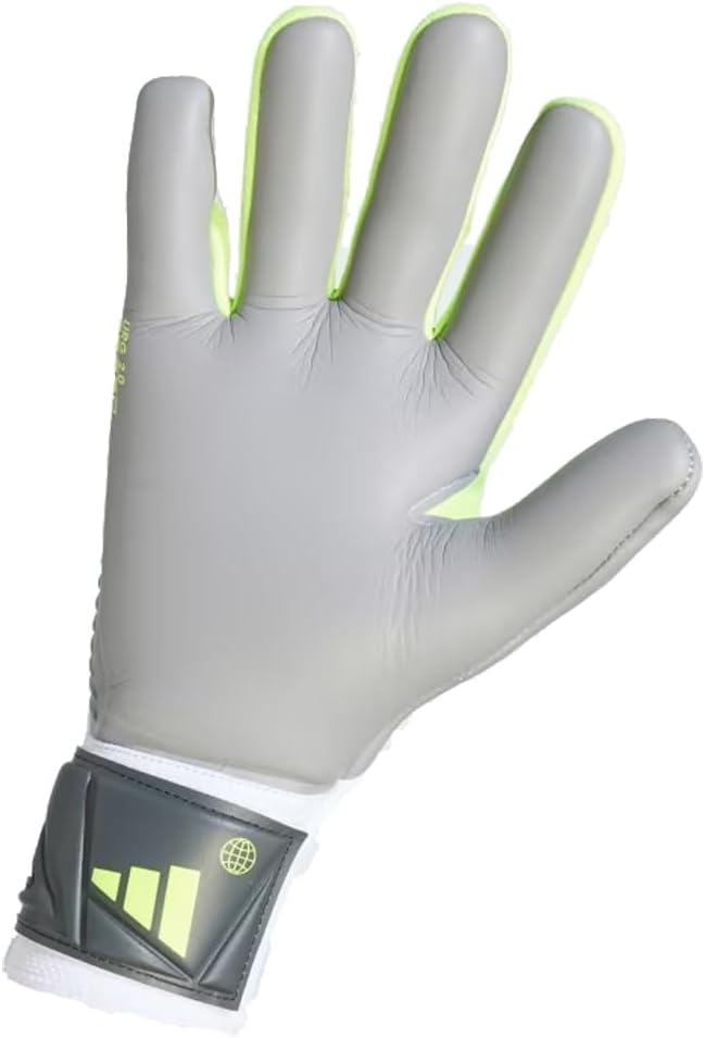 image:imageadidas Unisex Match Goalie Soccer GlovesWhiteLucid LemonBlackCompetition