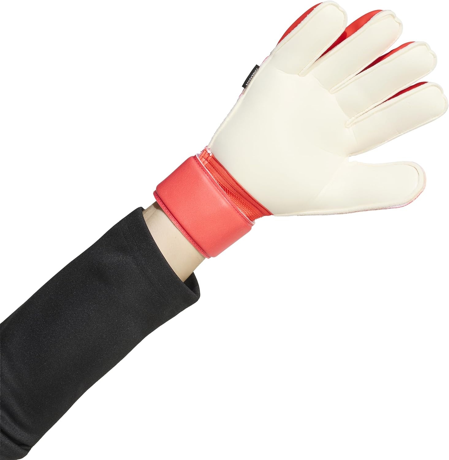 image:imageadidas Unisex Match Goalie Soccer GlovesWhiteLucid RedBlack