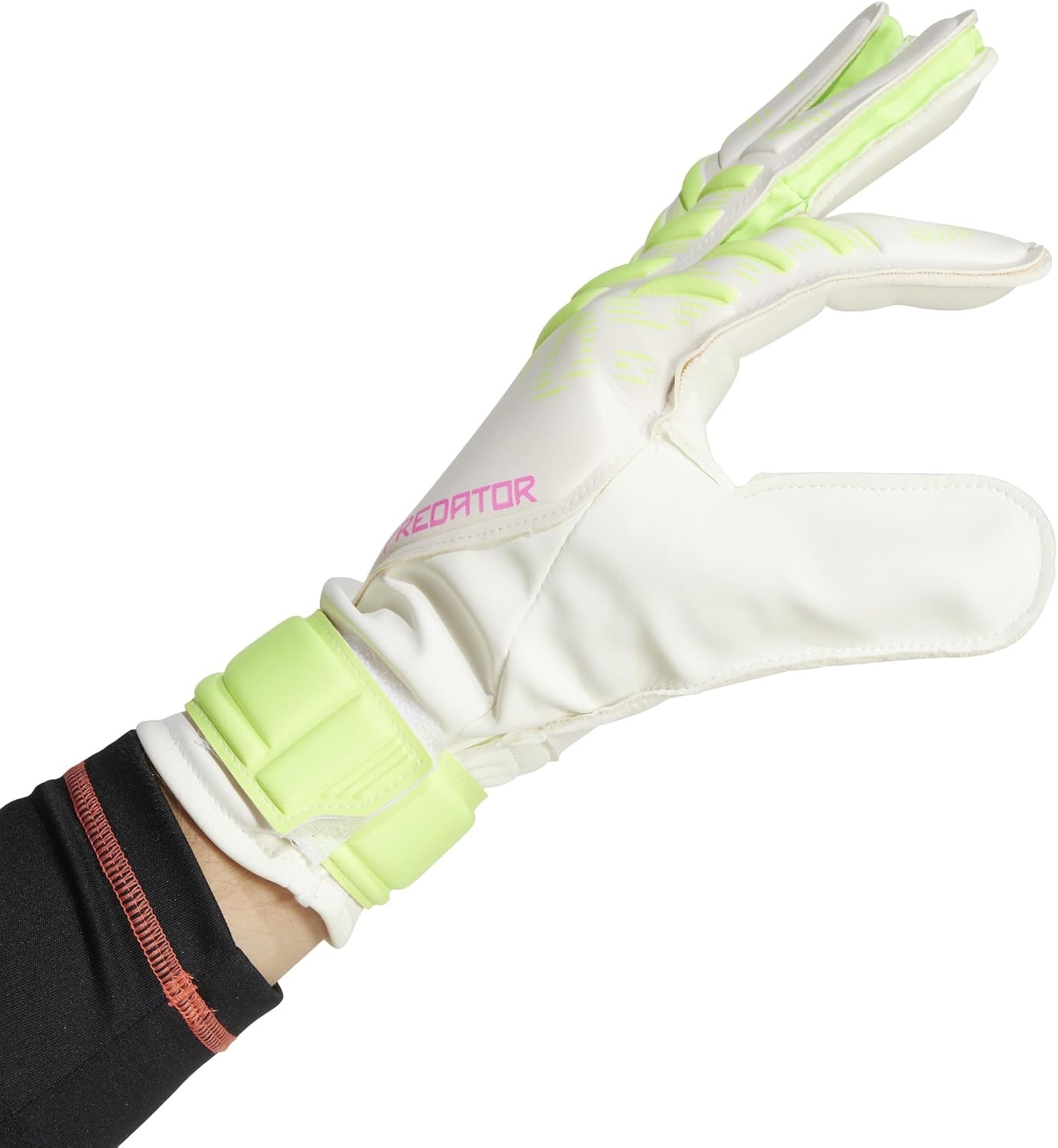 image:imageadidas Unisex Match Goalie Soccer GlovesWhiteWhiteLucid Lemon