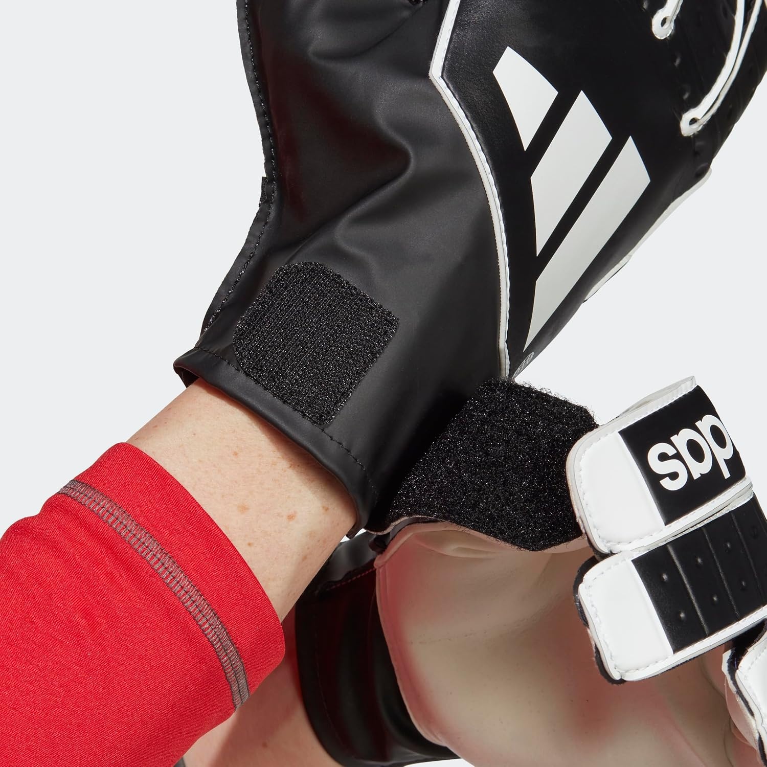 image:imageadidas UnisexAdult Tiro League Goalkeeper GlovesBlackWhiteBlack