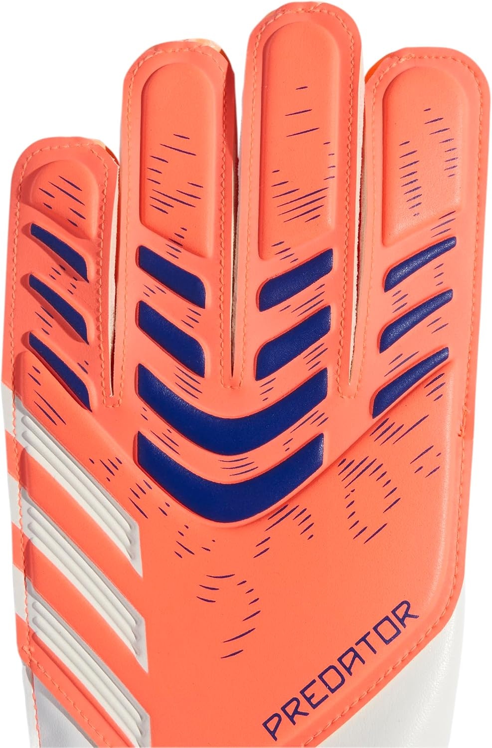image:imageadidas UnisexKids Training Predator Goalie Soccer GlovesSignal CoralWhiteLucid Blue