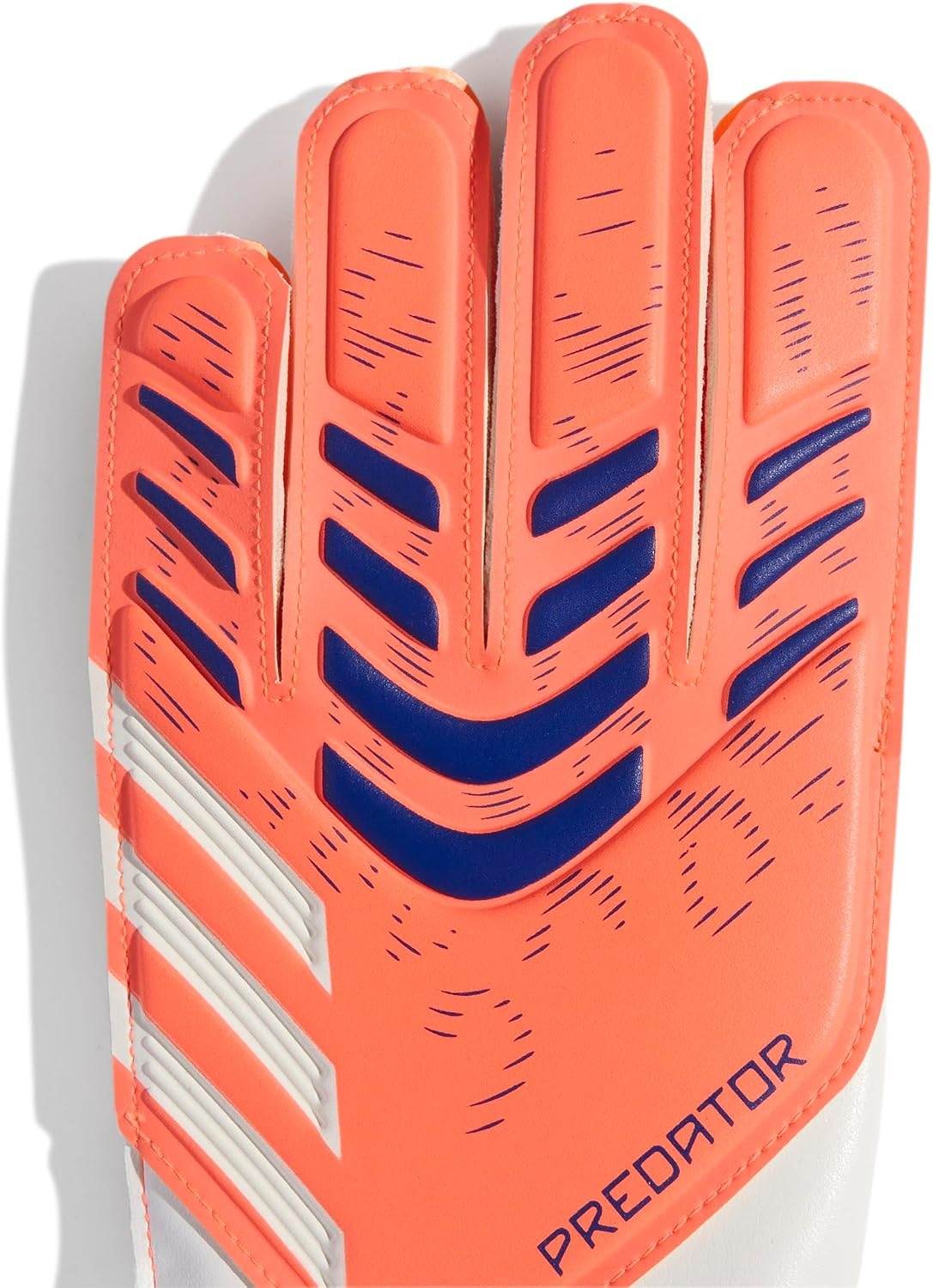 image:imageadidas UnisexKids Training Predator Goalie Soccer GlovesSignal CoralWhiteLucid Blue