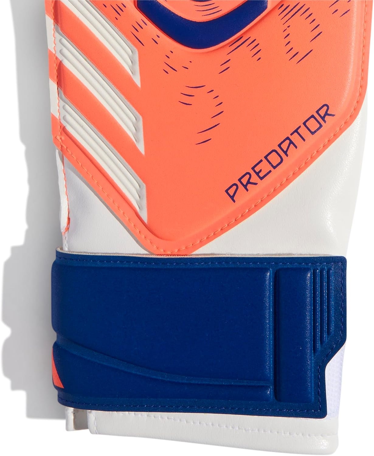 image:imageadidas UnisexKids Training Predator Goalie Soccer GlovesSignal CoralWhiteLucid Blue