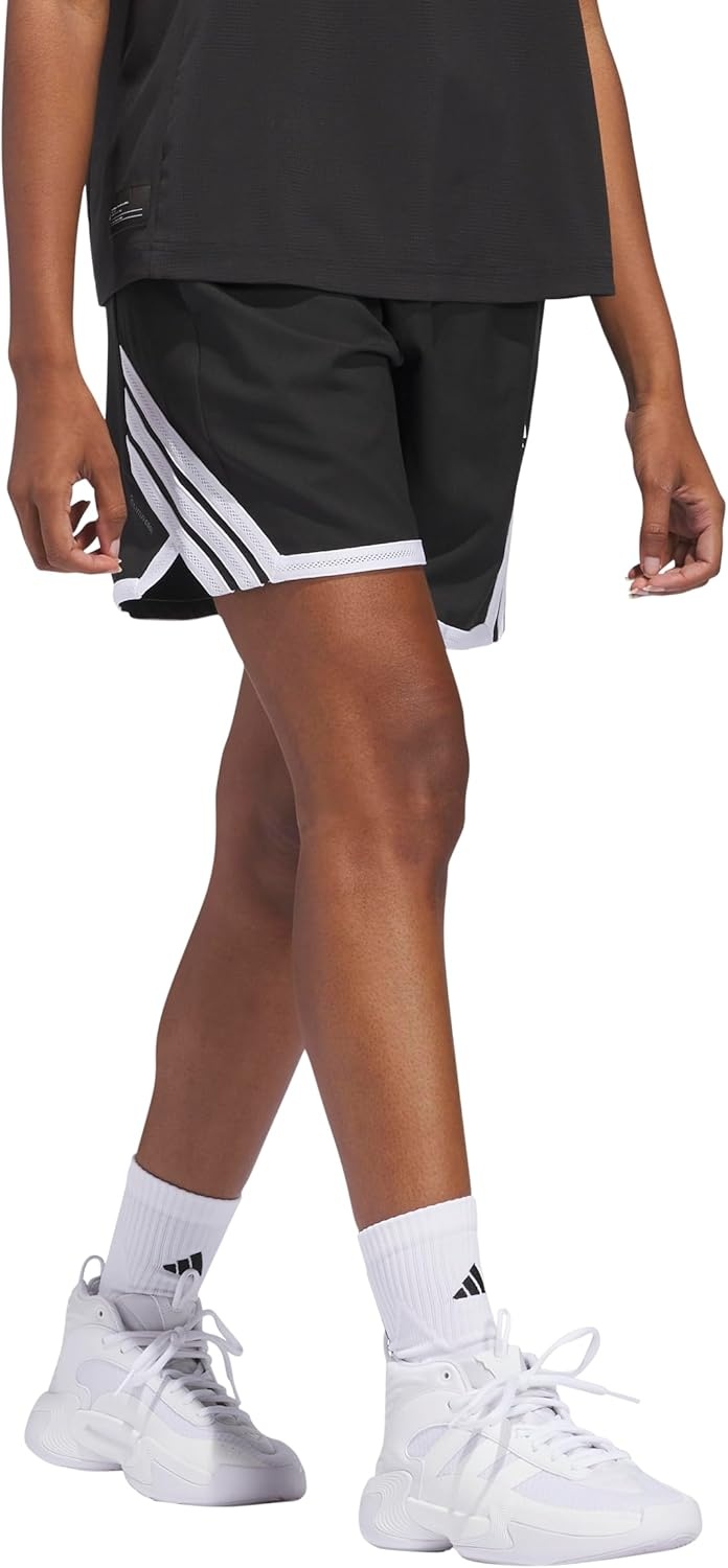 image:imageadidas Womens Crazylite Basketball ShortsBlackWhite2025