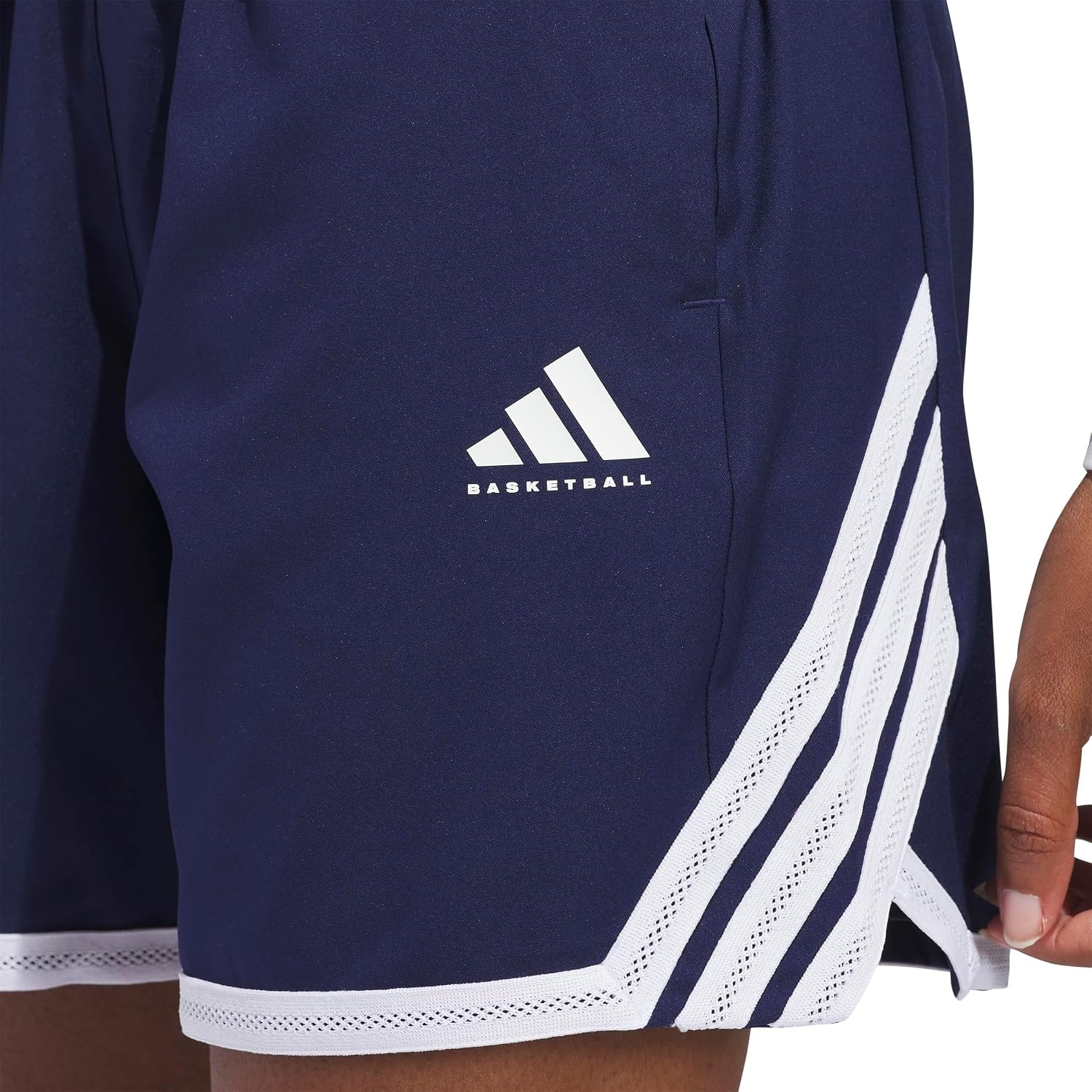 image:imageadidas Womens Crazylite Basketball ShortsTeam Navy BlueWhite