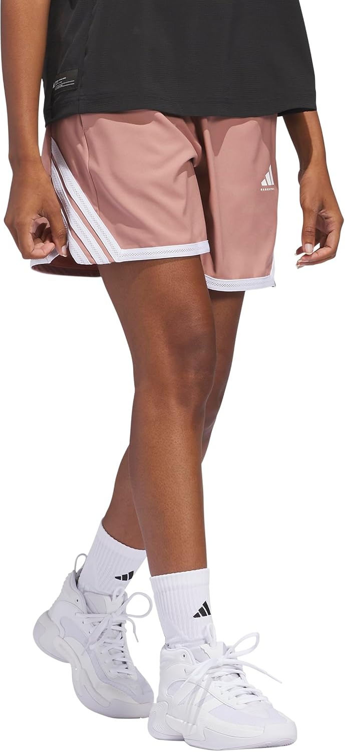 image:imageadidas Womens Crazylite Basketball ShortsWarm ClayWhite