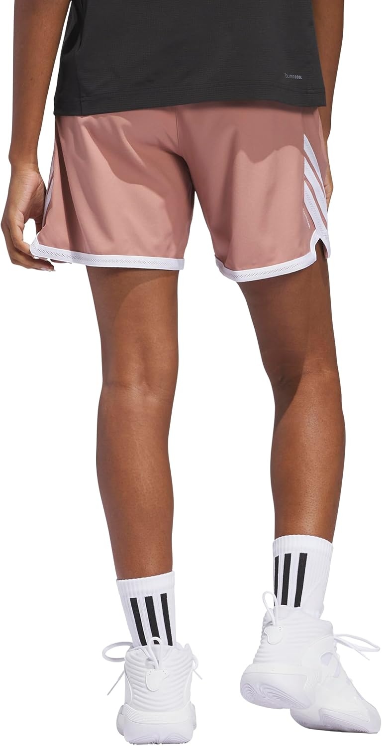 image:imageadidas Womens Crazylite Basketball ShortsWarm ClayWhite