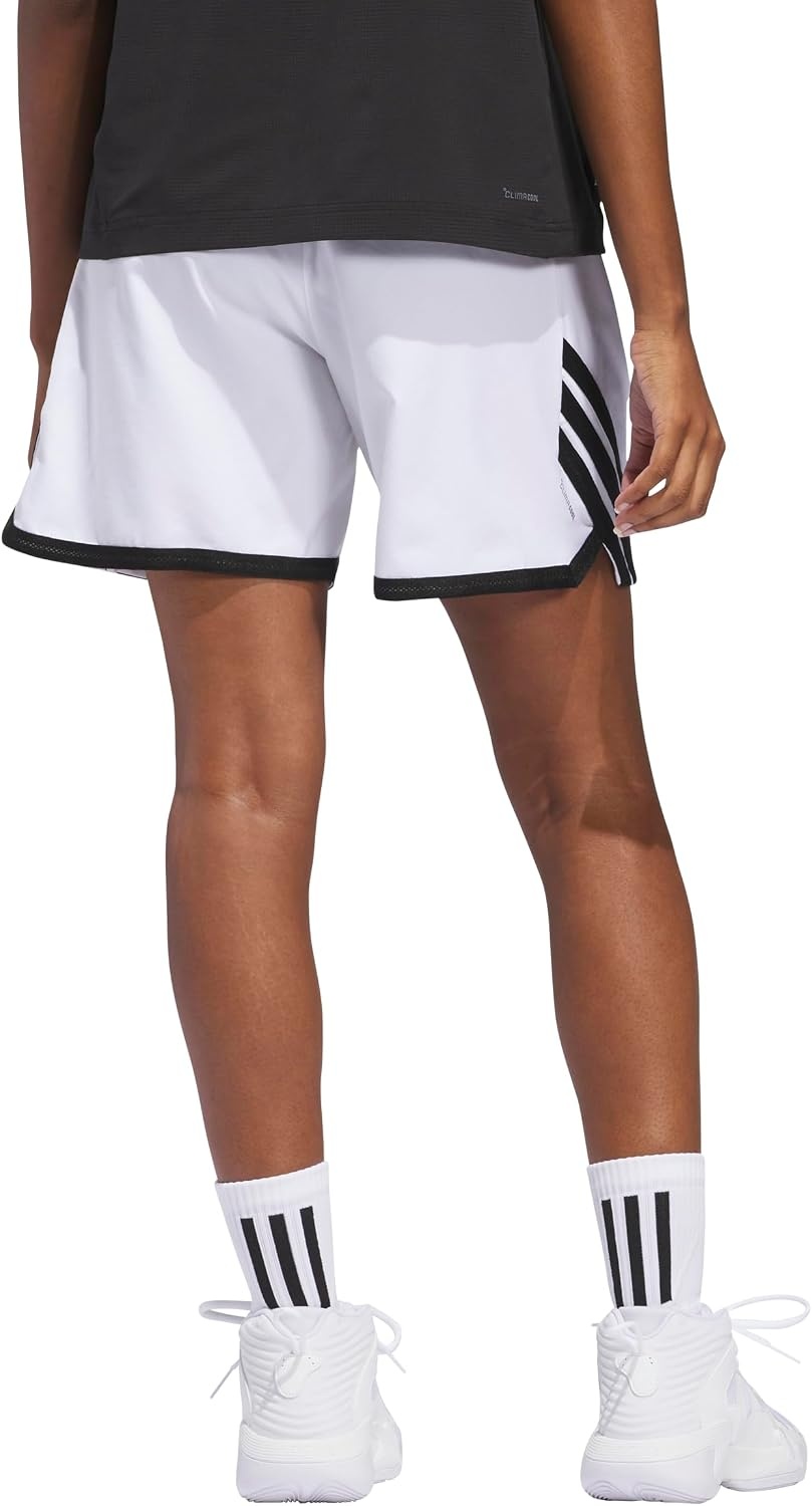 image:imageadidas Womens Crazylite Basketball ShortsWhiteBlack2025