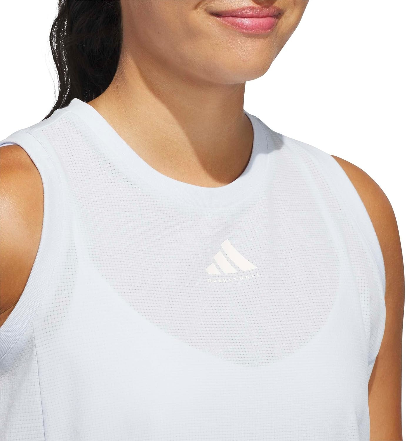 image:imageadidas Womens Crazylite Woven Basketball Tank TopCrystal Sky