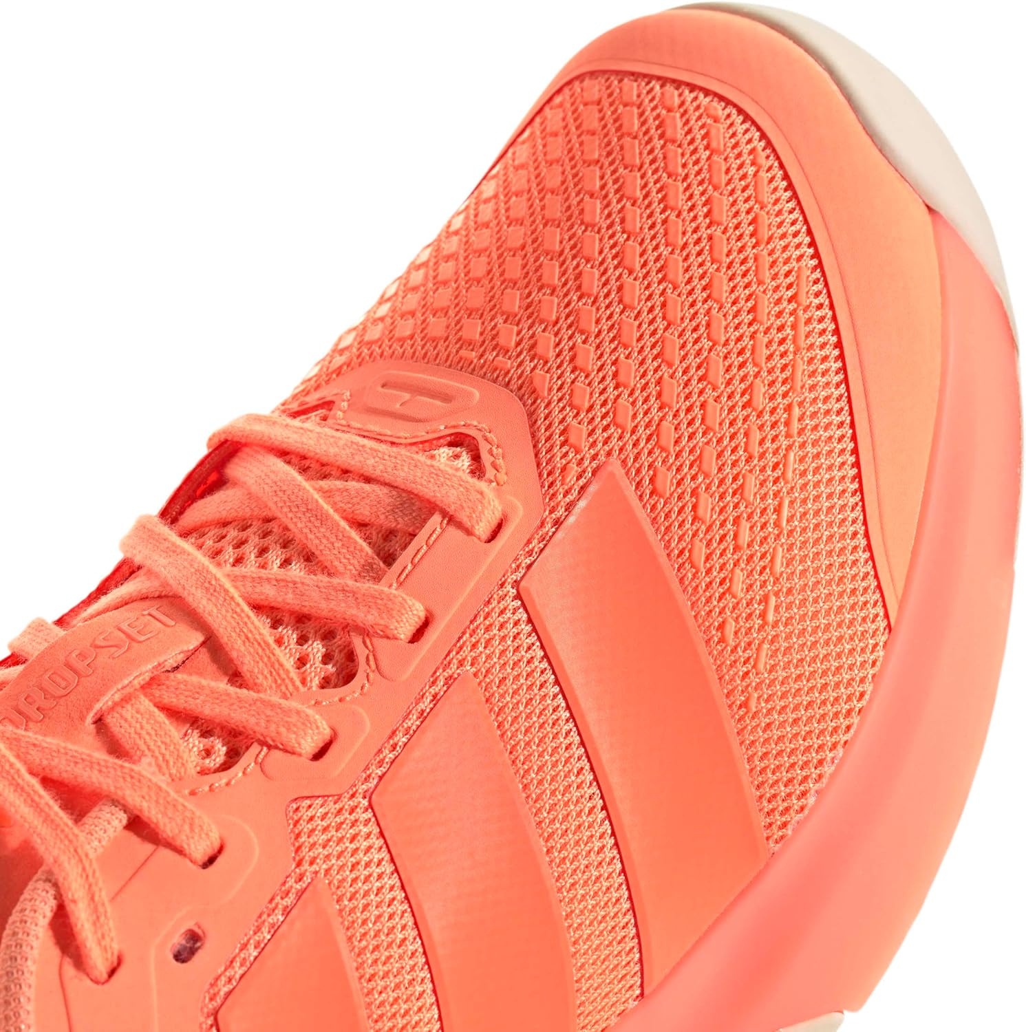 image:imageadidas Womens Dropset 4 Training Sneakers Shoes WhiteBeam OrangeBliss Orange