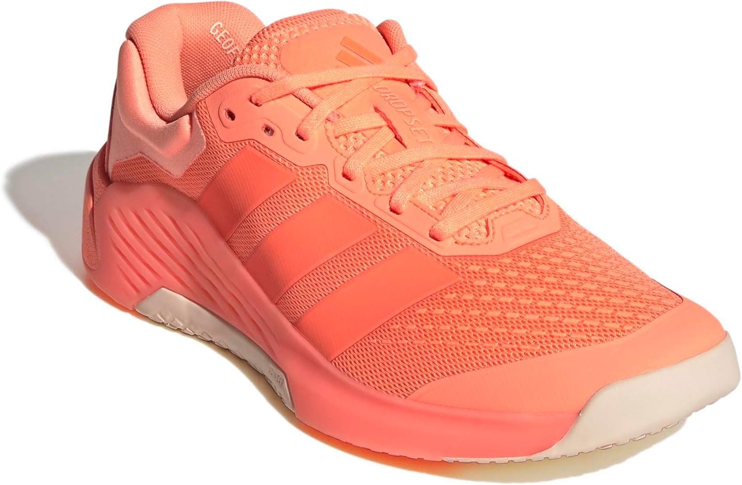 image:imageadidas Womens Dropset 4 Training Sneakers Shoes WhiteBeam OrangeBliss Orange