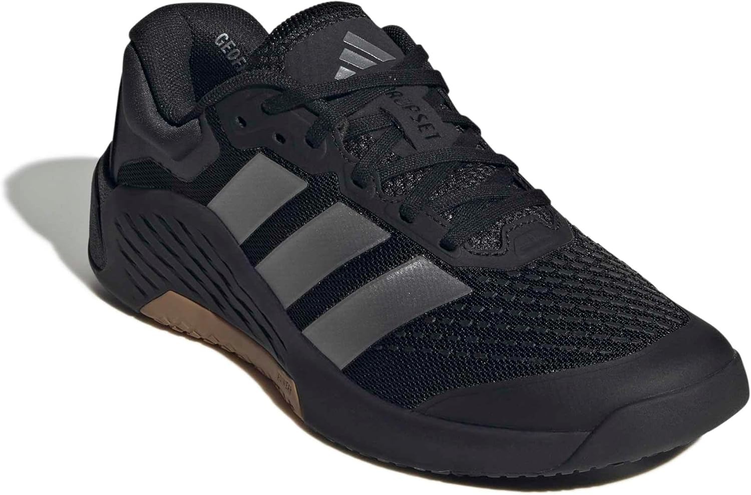 image:imageadidas Womens Dropset 4 Training Sneakers Shoes WhiteBlackIron MetallicBlack