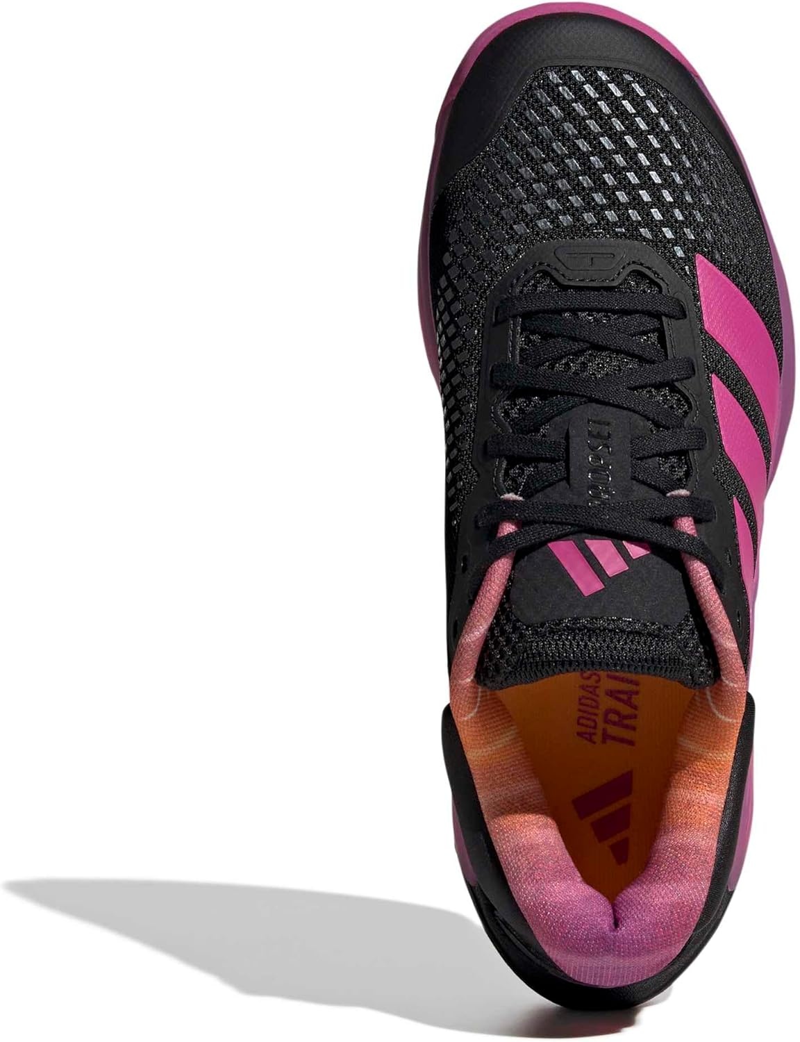 image:imageadidas Womens Dropset 4 Training Sneakers Shoes WhiteBlackSemi Lucid FuchsiaTangerine