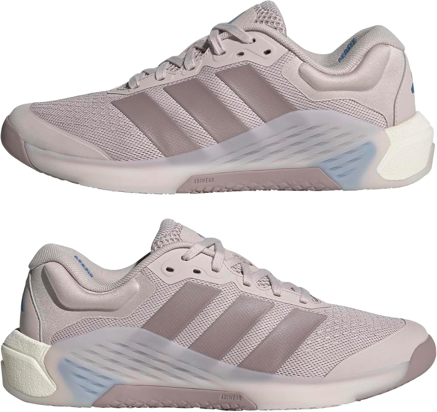 image:imageadidas Womens Dropset 4 Training Sneakers Shoes WhiteIce PurplePreloved FigRay Blue