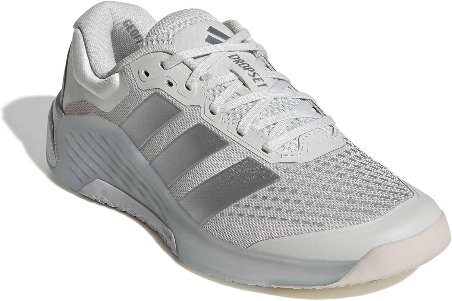 image:imageadidas Womens Dropset 4 Training Sneakers Shoes WhiteOrbit GreyTech Grey MetallicSilver Metallic